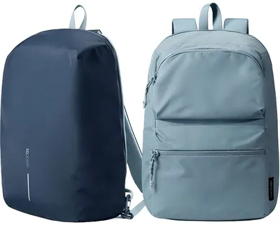 Rucsac pentru laptop XD Design Switch - 2-în-1, 16'', albastru deschis