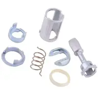 Kit Reparatie Incuietoare Yala Usa Fata Techstar, Compatibil VW Golf 4 (1997-2006), Bora (1997-2006), 7 Piese, Echiv OE 1U0837167C / 7C0837168C