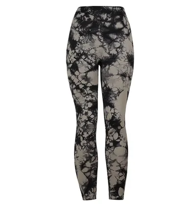 Colanti Sala WNY PRO Tie Dye, Fara Cusatura, Modelatori, Cu Talie Inalta, Negru Si Gri - L, MIX13522-921