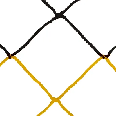Pereche de plase fotbal 11 european bicolor PP împletit 4mm