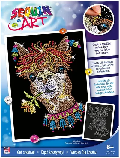 Set creativ Sequin Art - Artă cu paiete, Lama