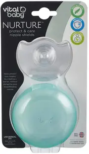 Protecții de silicon pentru mameloane Vital Baby, 2 bucăți