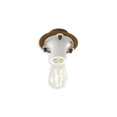 Plafoniera, lampa de tavan RETRO PIPES FINISH VIB - VINTAGE BIANCO C1702