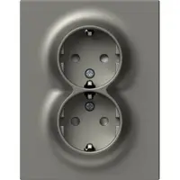 Logiq Priza Dubla SCHUKO Slim 16A Titan, TEM Modul TEM-VQ16TIF-U