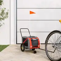 Gossi remorca bicicleta animale companie portocaliu/negru oxford/fier