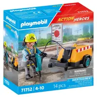 Playmobil PM71752 Muncitor cu ciocan demolator