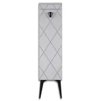 Dulap soldat baie Cosmos alb 35x145 cm
