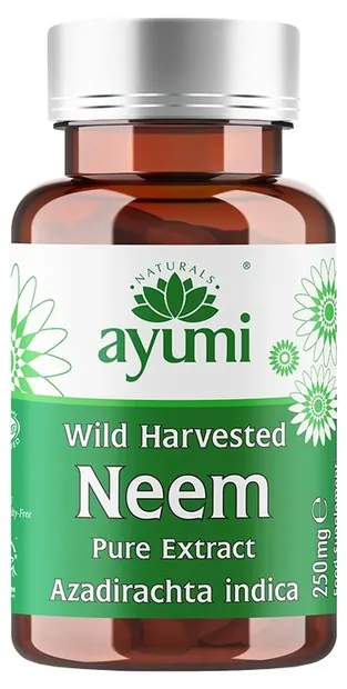 Neem sălbatic, 500 mg, 60 capsule, Ayumi
