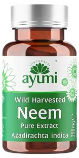 Neem sălbatic, 500 mg, 60 capsule, Ayumi