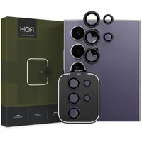 Folie de protectie Camera Spate HOFI CamRing PRO+ pentru Samsung Galaxy S24 Ultra S928, Sticla Securizata, Neagra