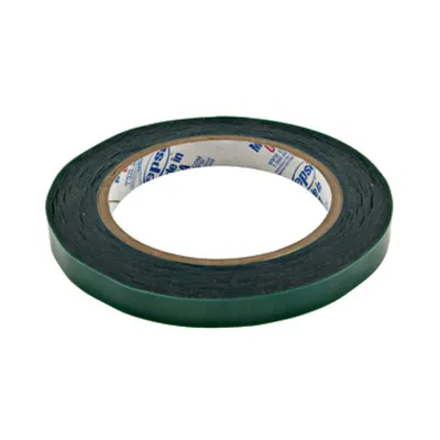 A12 Green Polyester Masking Tape 11mm wide, 66m long