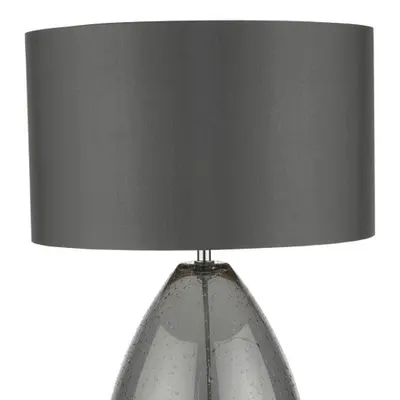Veioza Rain Table Lamp Smoked Glass With Shade