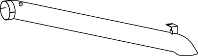 Racord evacuare (lungime:1568mm) EURO 4 potrivit MERCEDES CITARO (O 530), INTEGRO (O 550), TOURISMO (O 350); SETRA 400 OM457.934-OM457.974 01.98