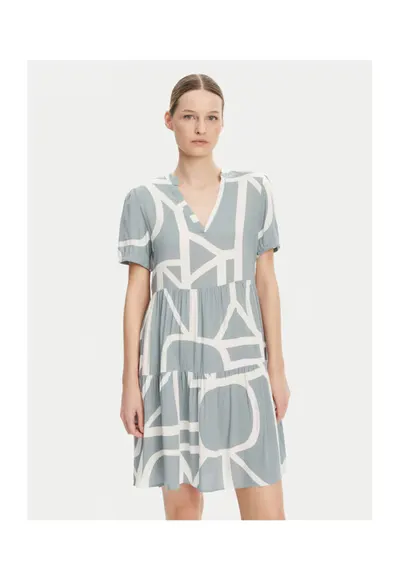 Rochie de vara dama 15222215 - Viscoza - Verde - Verde