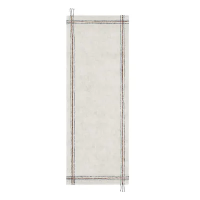 Covor tip traversă crem lavabil/țesut manual din bumbac 80x230 cm Cuisine Natural – Lorena Canals