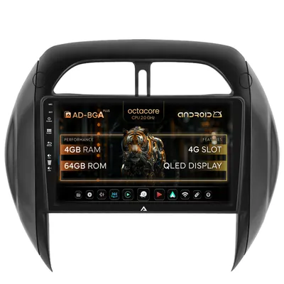 Navigatie Toyota RAV4 (2003-2005), Android, A-Octacore 4GB RAM + 64GB ROM, 9 Inch - AD-BGA9004+AD-BGRKIT109V4