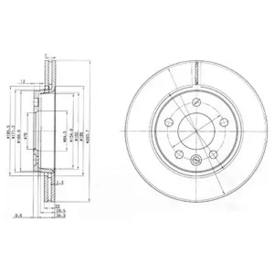 Disc frana DELPHI BG3893