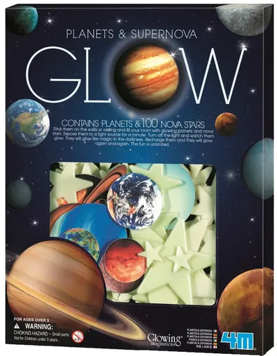 Set de stele strălucitoare 4M - Glow, planete și 100 de stele