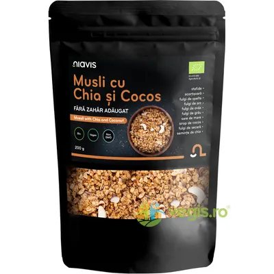Musli cu Chia si Cocos Ecologic/Bio 200g