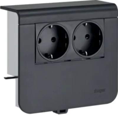 Priză Schuko Sl20055, Ral9011