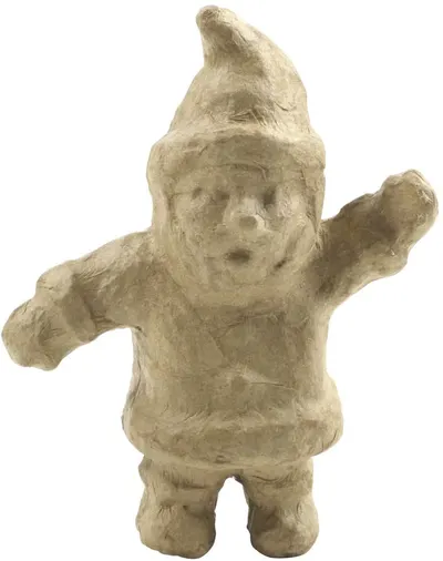 Obiect decorativ în formă de Moș Crăciun, 10 cm
