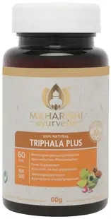 Triphala Plus pentru digestie bună, 60 tablete, Maharishi Ayurveda