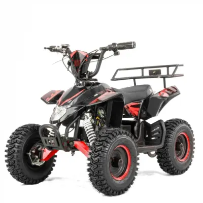 Atv electric copii XTR E-M8 6 800W, culoare negru rosu