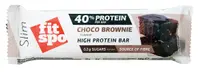 Baton proteic Slim, brownie, 50 g, FitSpo