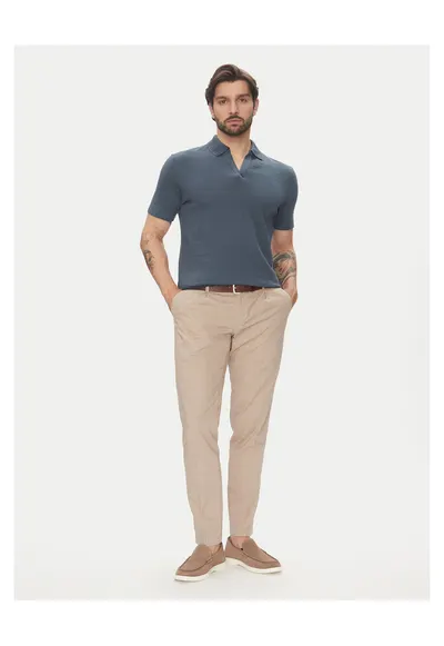 Tricou barbati albastru - bumbac