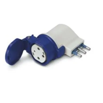 Adapternip20 16a 2p+e 200-250v Grey Standard It Ita 1p+n+e 16a 230v~ 3,7kw Type 3a 1p+n+e 16a 230v~ 3,7kw