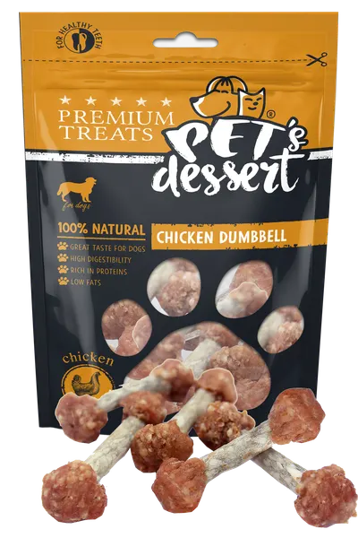 Pet s Desert Dog Chicken Dummbell LSC-26