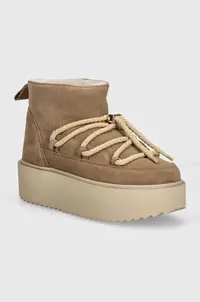 Inuikii cizme de zapada din piele intoarsa Classic Low Platform