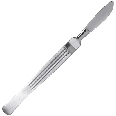 Bisturiu Monobloc din Otel Inoxidabil 15 cm, Resterilizabil, Prima