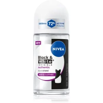 NIVEA Black & White Authentic antiperspirant roll-on