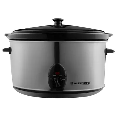 Oala Electrica cu capac Hausberg HB-1300, sticla termorezistenta, 3.5 L, 200 W Engros