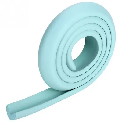 Rola protectie multifunctionala pentru margini si muchii Cangaroo Soft Guard Mint din spuma autoadeziva 2m,utilizare pe blaturi, mese, dulapuri, scari, mobilier