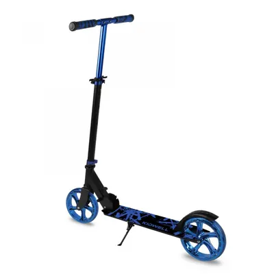 Trotineta pliabila Kidwell Blast Blue, roti mari 200 mm, rulmenti ABEC-7, ultra usoara 3.8 kg, 100 kg, 8+ ani
