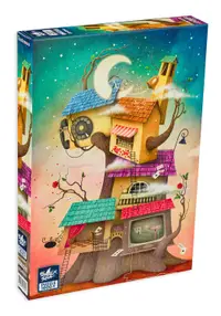 Puzzle Black Sea din 1000 de piese - Casa din copac