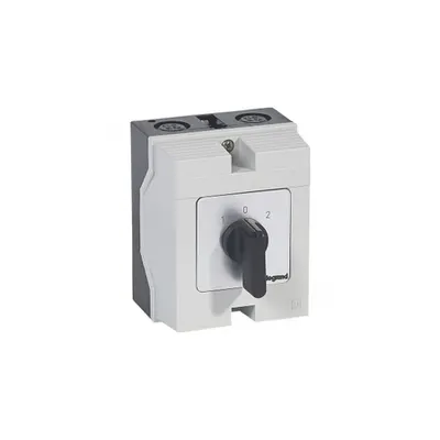 Intrerupator rotativ- changeover switch cu off - PR 26 - 2P - 32 A - box 96x120 mm