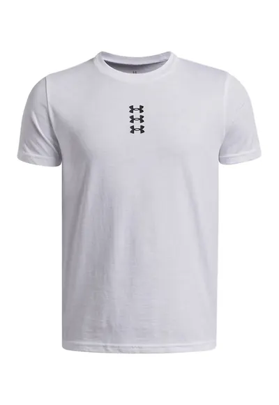 Tricou regular fit cu imprimeu logo - pentru baschet Hoops - Negru/Alb murdar