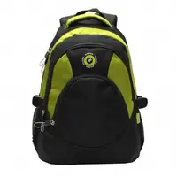 Ghiozdan UNI, 46x32x18 cm, negru/verde deschis, Ecada