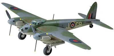 Model de asamblare TAMIYA Militar: Avioane - De Havilland Mosquito B Mk.IV/PR Mk.IV (TAM60753)