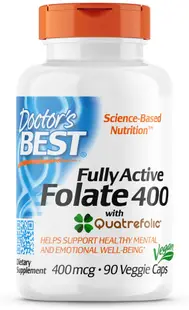 Fully Active Folate, 400 mcg, 90 capsule, Doctor's Best