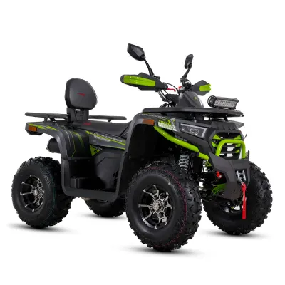 ATV Asix Challenger T3B 250cc, roti 10 inch, 1+1 viteze, cu injectie, culoare negru verde