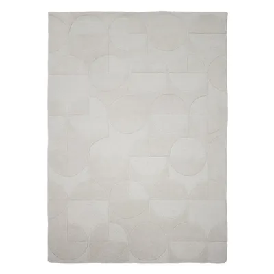 Covor fildeș țesut manual din lână 160x230 cm Gigi – Flair Rugs