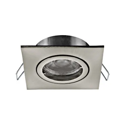 Recessed Spotlight Tedo Pro square 50W nickel-matt IP20
