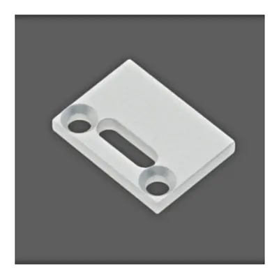 Profil end cap LBL flat with longhole incl. Screws