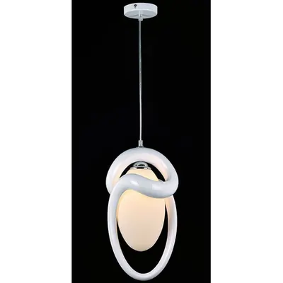 Lampa suspendata Modern Orion ,1 x E27,D.210,cm,H.380 cm,Alb