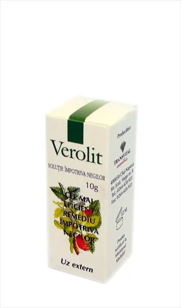 Verolit solutie pentru negi, Transvital | 10 g