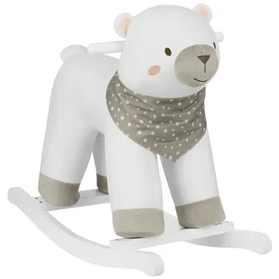 Jucărie balansoar KikkaBoo - White Bear